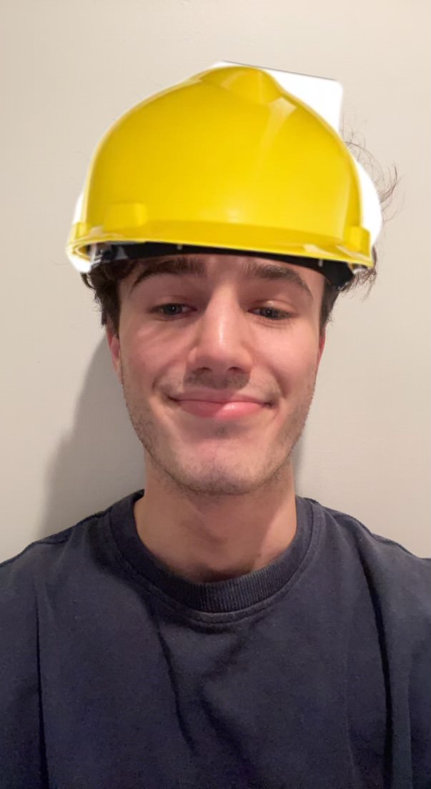 me with a construction hat!